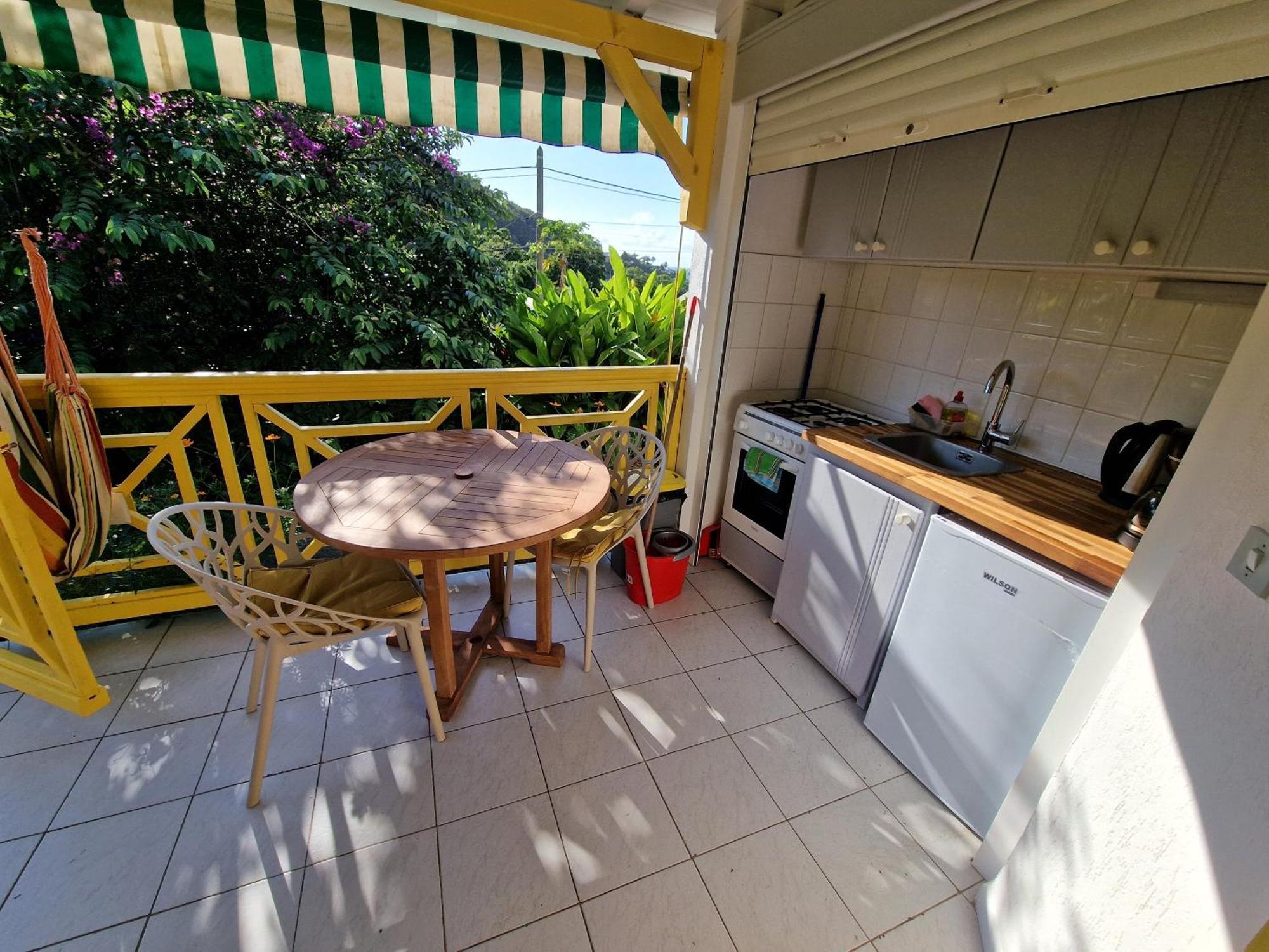 La Colline Verte Deshaies Chambre photo